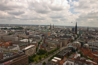 Hamburg, Ausblick vom Michel